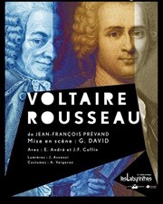 Voltaire Rousseau Thtre l'Inox Affiche