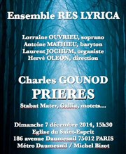 Charles Gounod, prières... Eglise du Saint Esprit Affiche