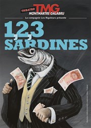 1 2 3 sardines Thtre Montmartre Galabru Affiche