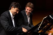Duo Amal | Récital à 2 pianos et 4 mains Salle Cortot Affiche