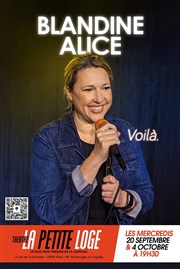 Blandine Alice dans Voilà. Caf Oscar Affiche