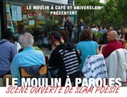 Scène ouverte de slam poésie au Moulin à café Le Moulin  Caf Affiche