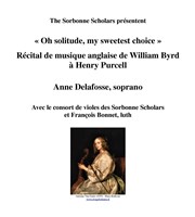 Récital de musique anglaise de William Byrd à Henry Purcell | O solitude, my sweetest choice Amphithtre Richelieu de la Sorbonne Affiche