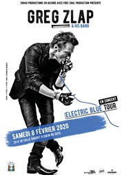 Greg Zlap Electric blue tour Salle Daudet Affiche