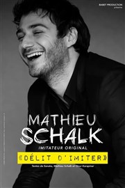 Mathieu schalk dans Délit d'imiter Caf Thtre Le Citron Bleu Affiche