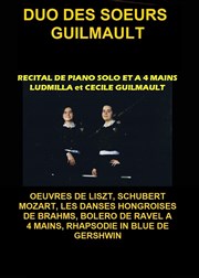 Duo les soeurs jumelles : Ludmilla Guilmault et Cécile Guilmault Eglise Rforme d'Auteuil Affiche