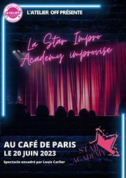 La Star Impro Academy improvise Caf de Paris Affiche