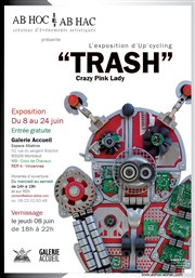 Exposition d'Upcycling "Trash" Galerie Accueil Affiche
