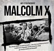 Malcolm X Caf de Paris Affiche