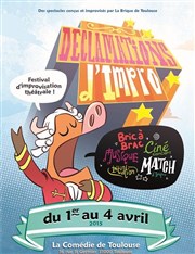 Déclamations d'Impro: Match La Brique Vs All Stars Brique La Comdie de Toulouse Affiche