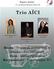 Trio Aïci Crypte Ararat de l'Eglise Sainte-Anne Affiche