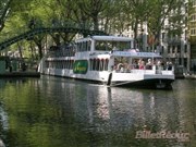 Croisière sur le canal Saint Martin | Du Parc de la Villette au Port de l'Arsenal Bateau Paris Canal / Embarquement Parc De la Villette Affiche