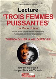 Trois femmes puissantes de Marie NDiaye - Lecture Thtre Darius Milhaud Affiche