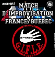 Match d'improvisation théâtrale France-Québec Casino de Bonsecours Affiche
