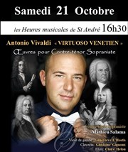 Antonio Vivaldi "Virtuoso venetien" Oeuvres pour Contre-ténor Sopraniste Eglise Saint Andr de l'Europe Affiche
