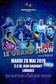 Musika live Le grand show Centre culturel Jean Gagnant Affiche