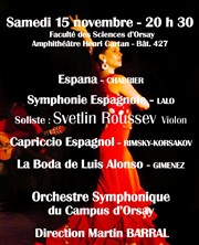 Musique symphonique espagnole Grand amphithtre Henri Cartan du Campus d'Orsay Affiche
