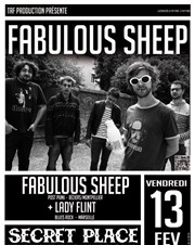 Fabulous sheep + lady flint Secret Place Affiche