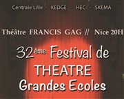 32e Festival National de Théâtre inter-grande écoles et universités Thtre Francis Gag - Grand Auditorium Affiche