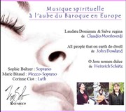 Musique spirituelle à l'aube du Baroque en Europe Eglise Notre Dame de la Salette Affiche