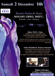 Récital Violon & Piano : Mozart, Grieg, Bizet Eglise rforme de l'annonciation Affiche
