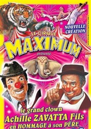 Grand Cirque Maximum dans L'authentique | - Saint Flour Chapiteau Maximum  Saint Flour Affiche