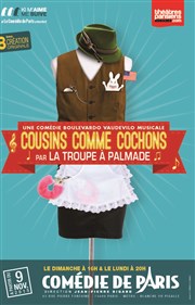 Cousins comme Cochons | par La Troupe à Palmade Comdie de Paris Affiche