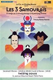 Les 3 samouraïs Thtre Douze - Maurice Ravel Affiche