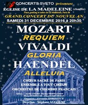 Mozart / Vivaldi / Händel Eglise de la Madeleine Affiche