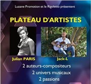 Plateau d'auteurs-compositeurs-interpretes : Jack L + Julian Paris Le Rigoletto Affiche