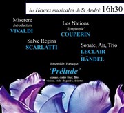 Scarlatti / Vivaldi / Couperin / Leclair / Händel Eglise Saint Andr de l'Europe Affiche