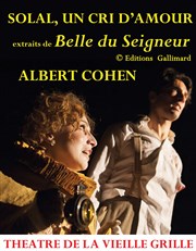 Solal, un cri d'amour | Extraits de Belle du Seigneur d'Albert Cohen (© Editions Gallimard) Thtre de la Vieille Grille Affiche