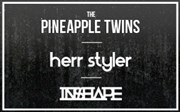 The Pineapple Twins + Herr Styler + Inshape Le Sentier des Halles Affiche
