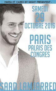 Saad Lamjarred Palais des Congrs de Paris Affiche