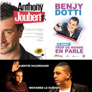 Plateau d'humour avec Anthony Joubert, Benjy Dotti, Mohamed Le Suédois et Quentin Haudegand L'espace V.O Affiche