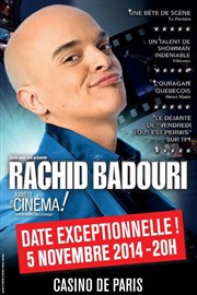 Rachid Badouri dans Arrête ton cinéma Casino de Paris Affiche