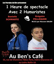 Danielle Schwartz + Grégoire Pellequer | Les Parrains du Rire Ben's Caf Affiche