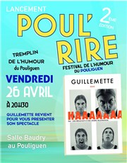 Guillemette dans Haaaaaaa | Tremplin de l'humour Poul'rire 2024 Salle Baudry Affiche