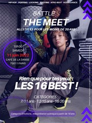 Battle the meet | Danse hip hop Caf de la Danse Affiche