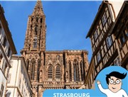 Jeu de piste à Strasbourg Grande-Île Fontaine de Janus Affiche