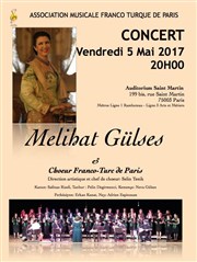 Concert Melihat Gülses et Choeur Franco Turc de Paris Espace Saint Martin Affiche