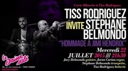 Tiss Rodriguez invite Stéphane Belmondo "Hommage à Jimi Hendrix" Le Baiser Sal Affiche
