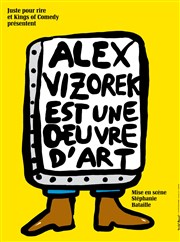Alex Vizorek dans Alex Vizorek est une oeuvre d'art Chapeau d'Ebne Thtre Affiche