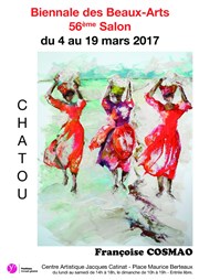 56ème salon des Beaux-Arts de Chatou Centre Culturel Jacques Catinat Affiche