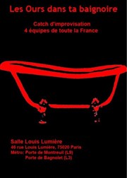 Tournoi de catch d'improvisation Centre d'Animation Louis Lumire Affiche