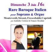 Rare baroque italien pour soprano & orgue Eglise Notre Dame de la Salette Affiche