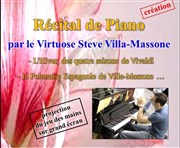 Récital de piano par Steve Villa-Massone Eglise Notre Dame de la Salette Affiche