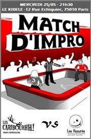 Match D'improvisation - Les Caribouhhh VS Les Fissurés Le Kibl Affiche