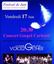 Concert Gospel Caritatif Eglise Notre Dame de la Salette Affiche