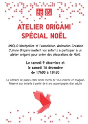 Atelier Origami | Spécial Noël Uniqlo Affiche